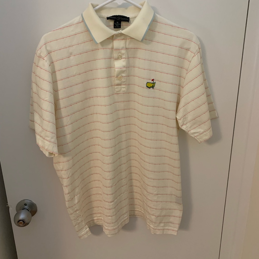 Masters Clubhouse Collection Striped Golf Shirt